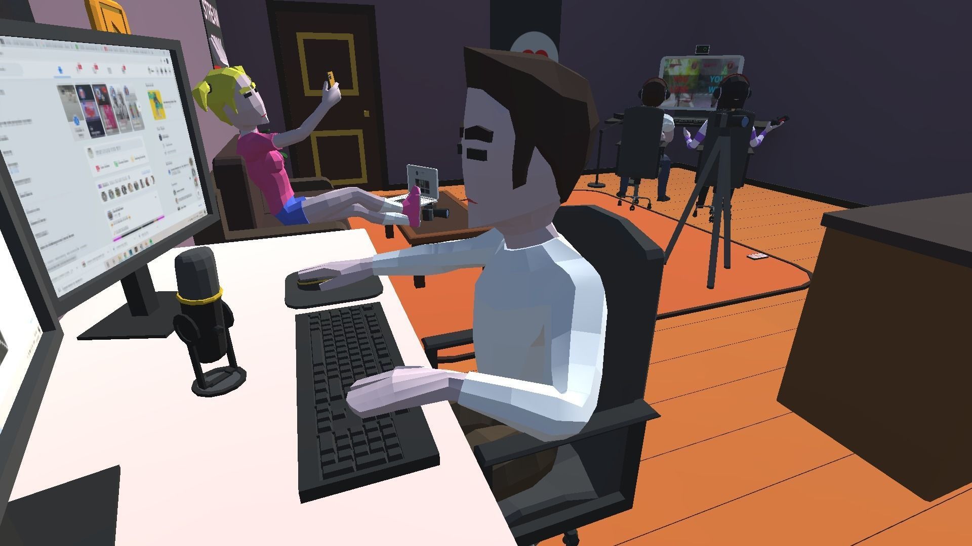 9t5 Low Poly Streamers Low-poly 3D model_7