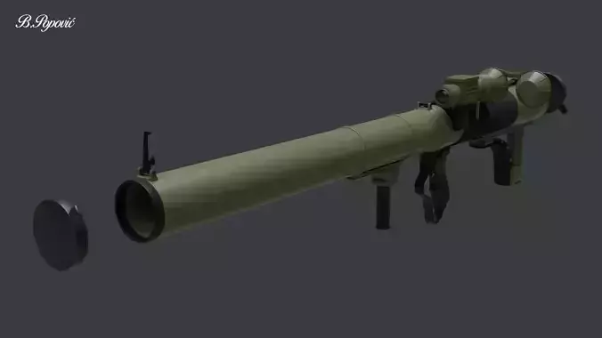 M79 Osa Rocket Launcher 3D model