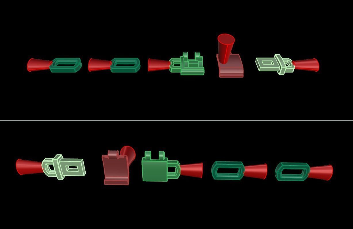 DAINTY HERMES LINK BRACELET NECKLACE 3D print model_13