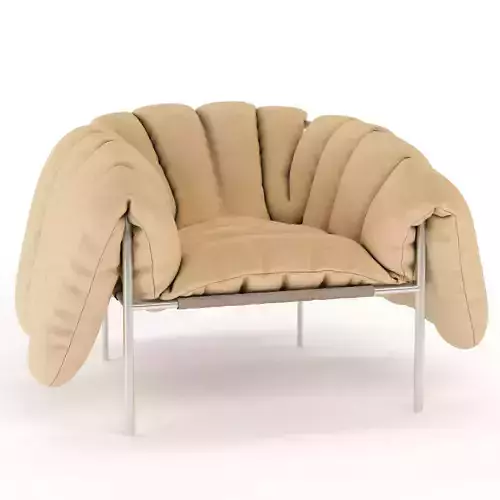 Puffy Lounge Chair 3D model
