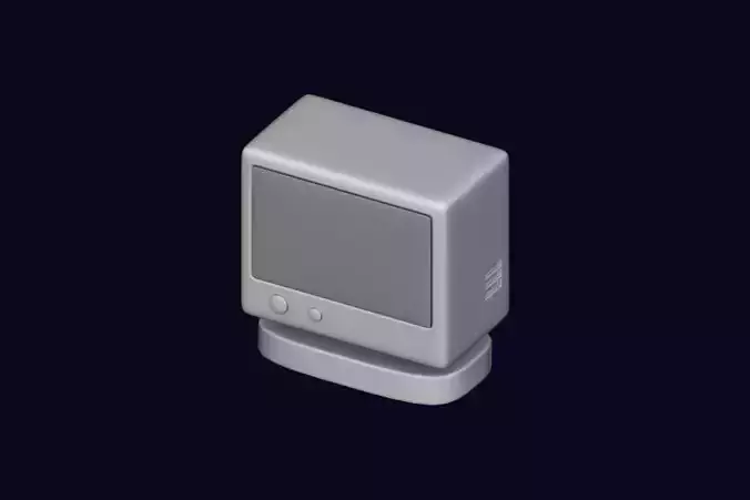 Computer Monitor 3D model