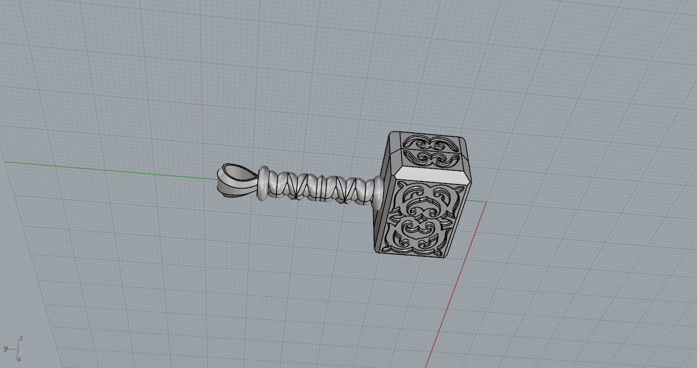 Pendant 3D print model_8