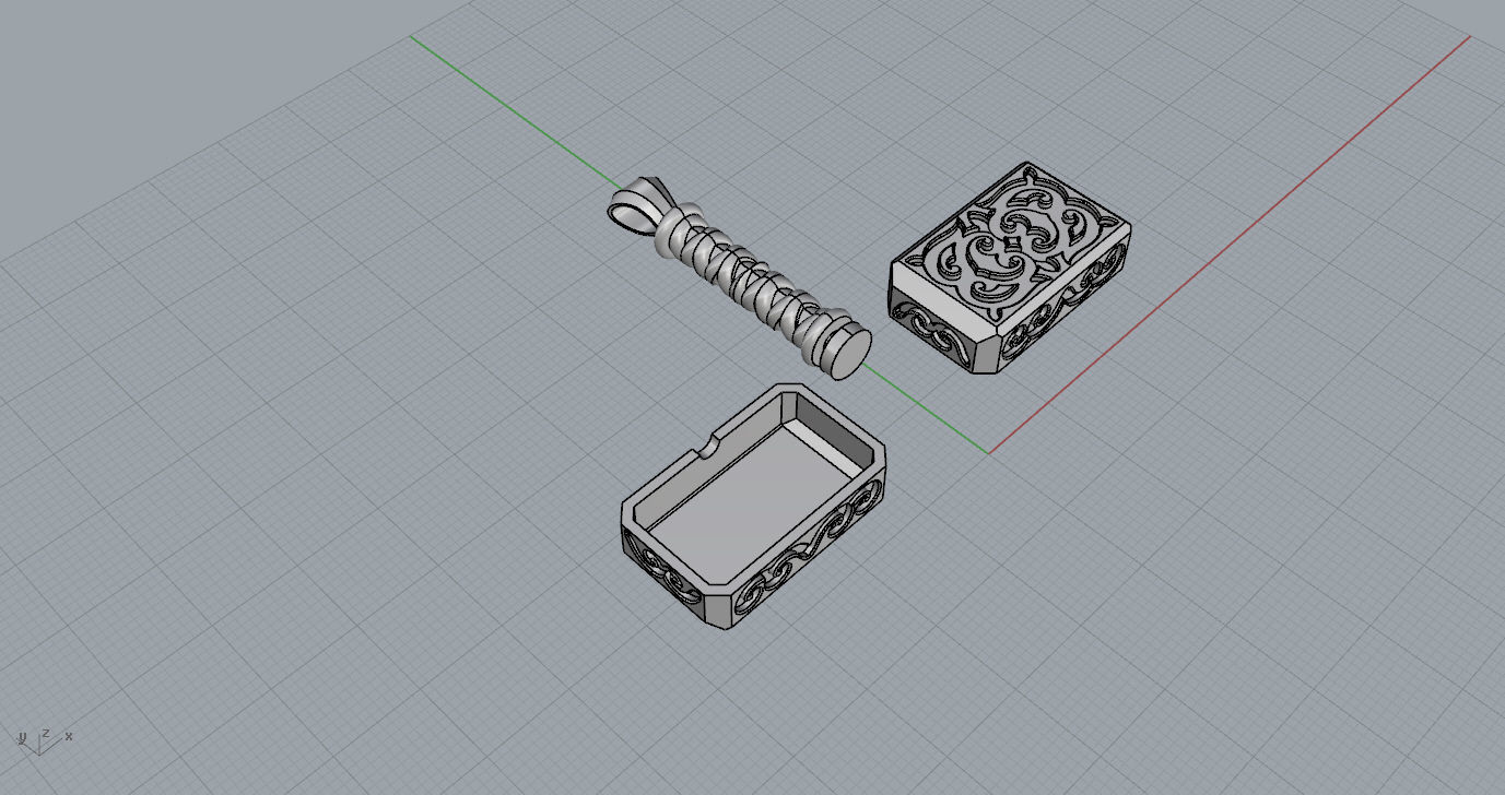 Pendant 3D print model_10