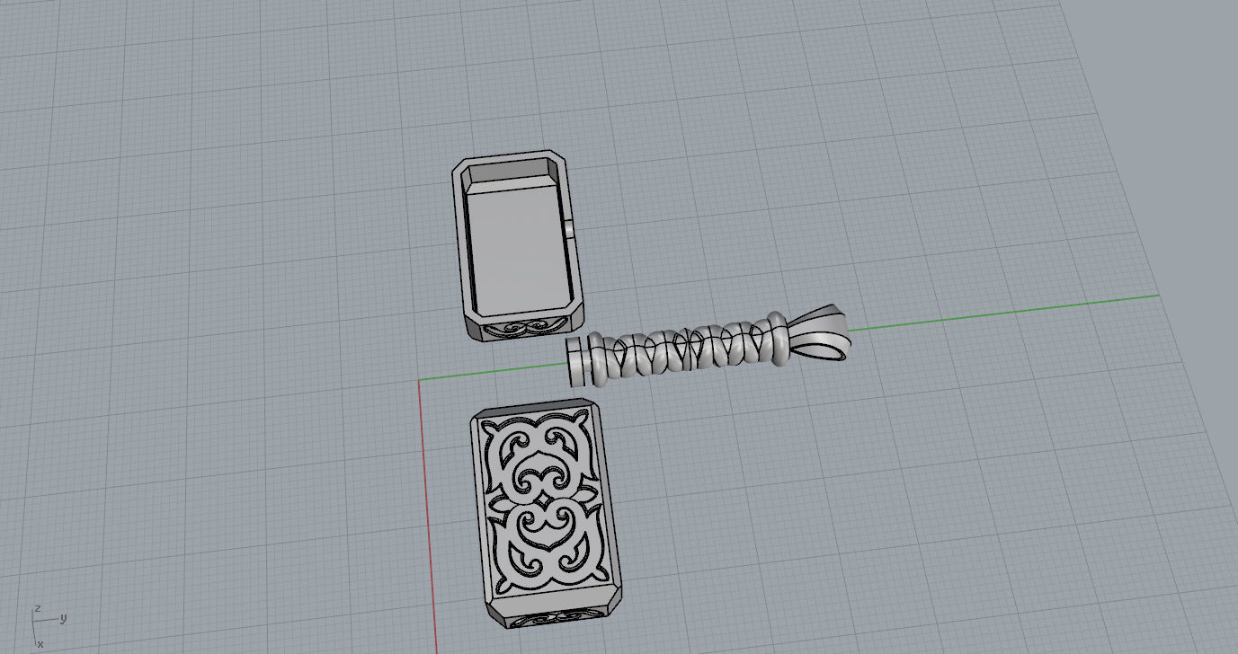 Pendant 3D print model_12