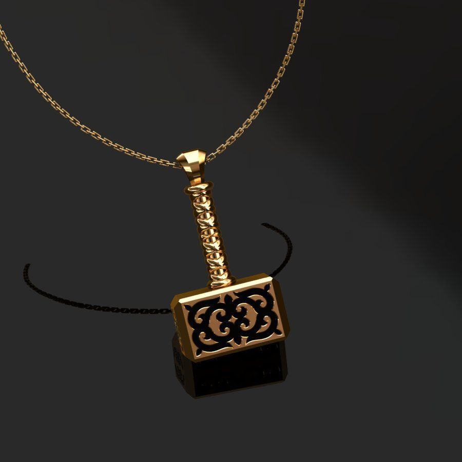 Pendant 3D print model_2