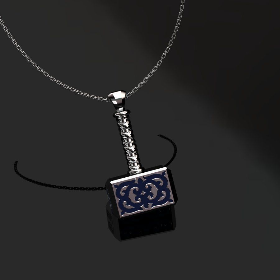 Pendant 3D print model_3