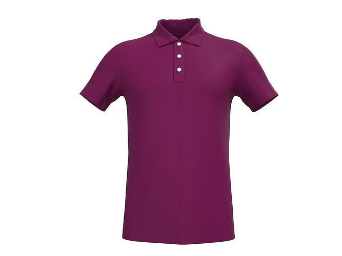polo t shirt 3D model