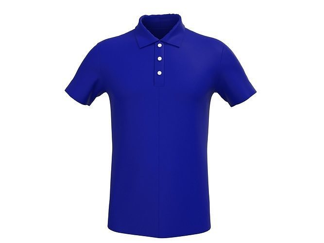 polo t shirt 3D model