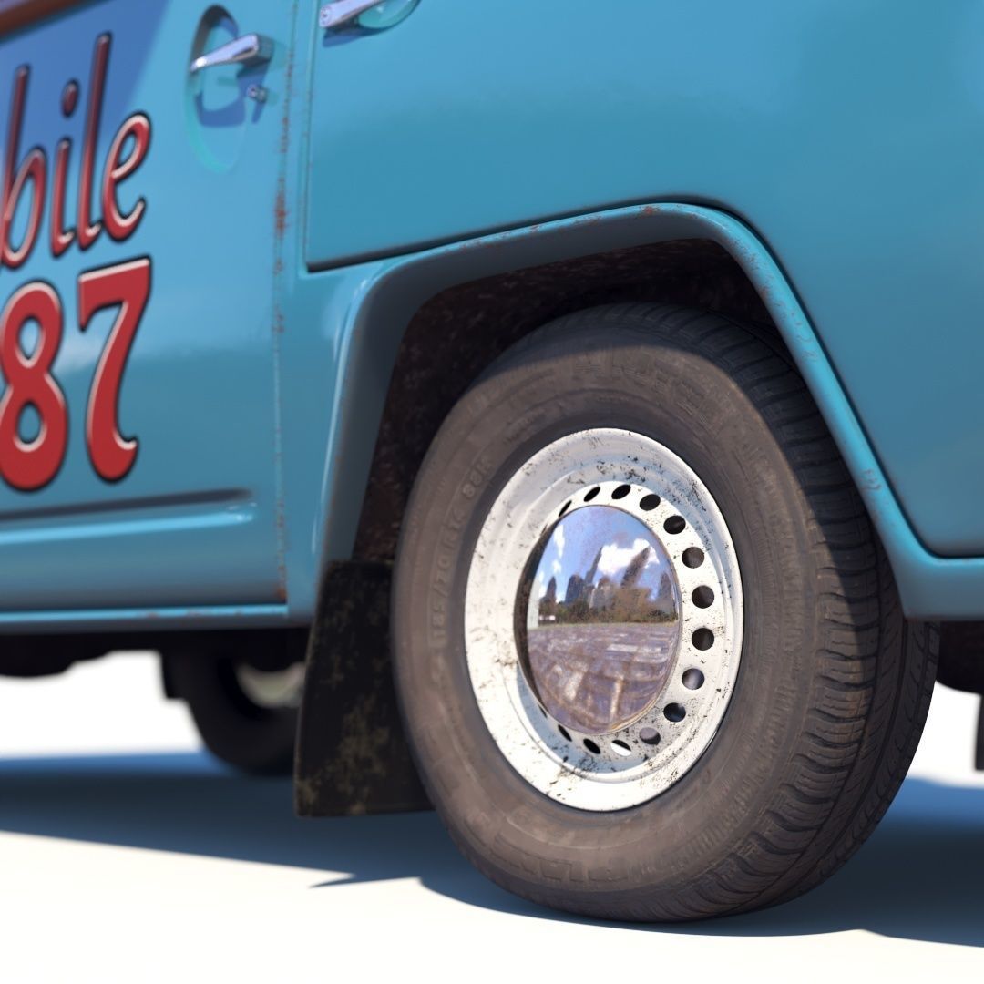  Street food and coffee  trucks 3D Model Collection_11