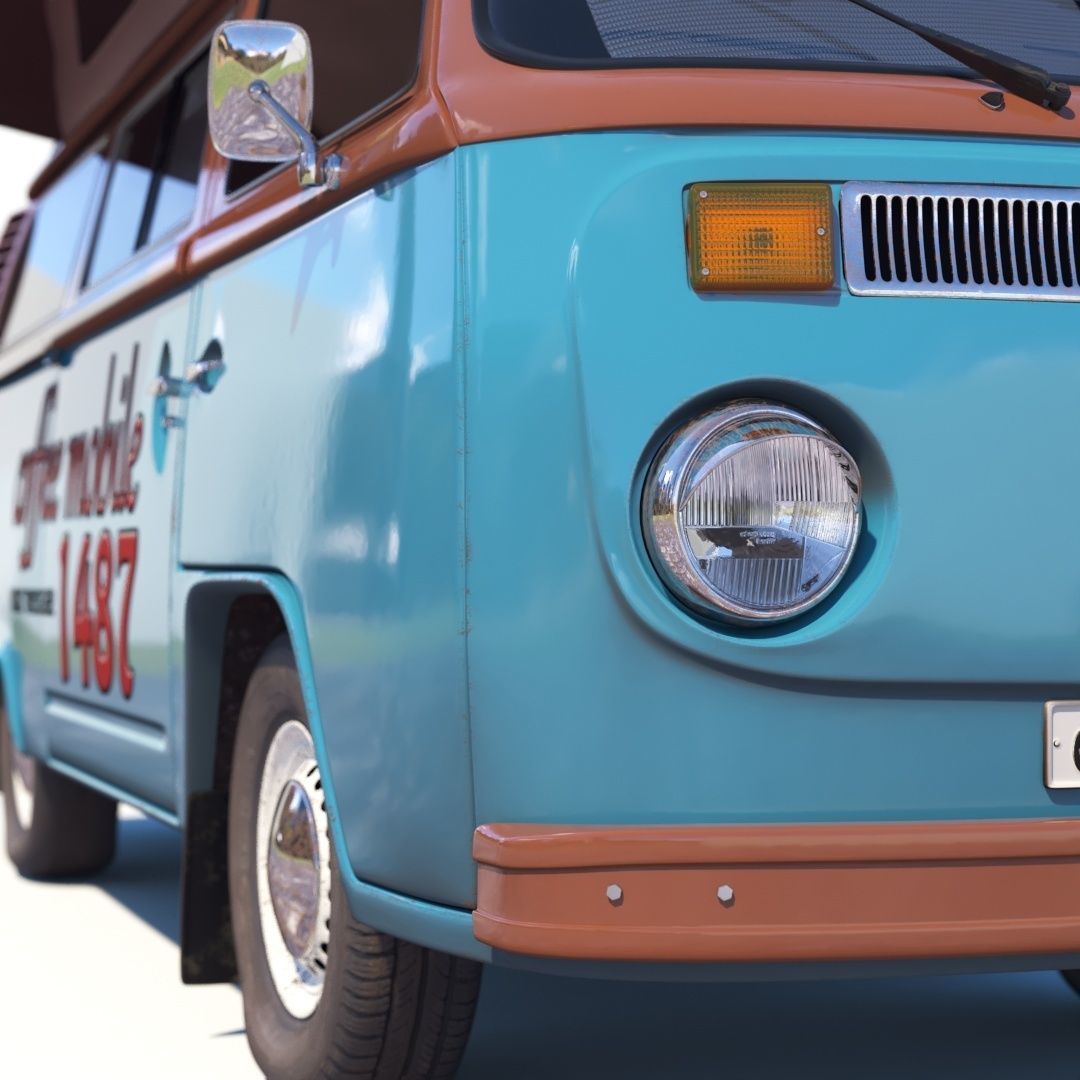  Street food and coffee  trucks 3D Model Collection_12