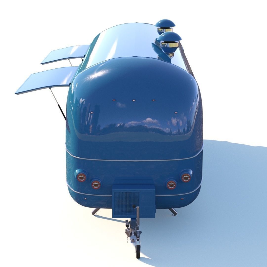  Street food and coffee  trucks 3D Model Collection_9