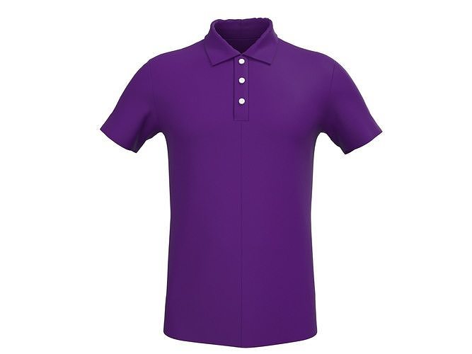 polo t shirt 3D model