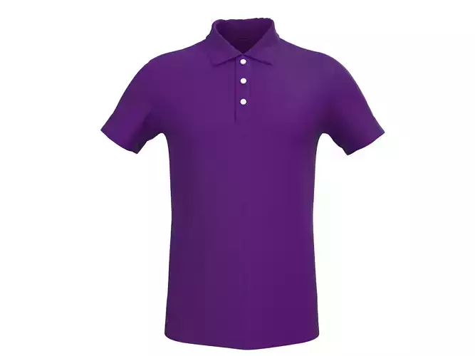 polo t shirt 3D model