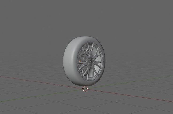 Blender Wheel Introduction 3D model_3