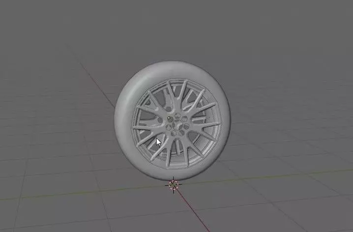 Blender Wheel Introduction 3D model_0