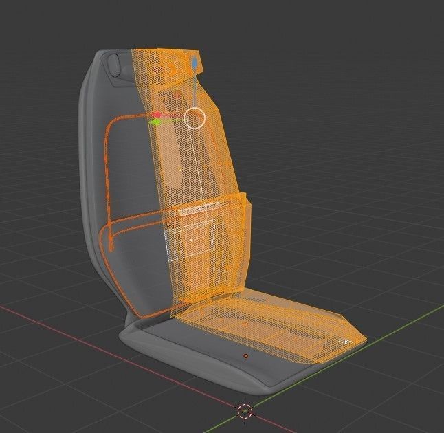 Car seat concept model - Concept Fiona 3D model_4