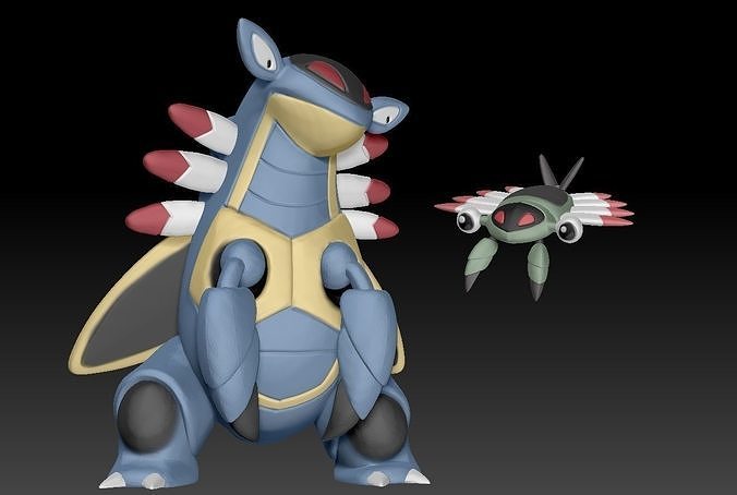 Pokemon Anorith and Armaldo 3D print model