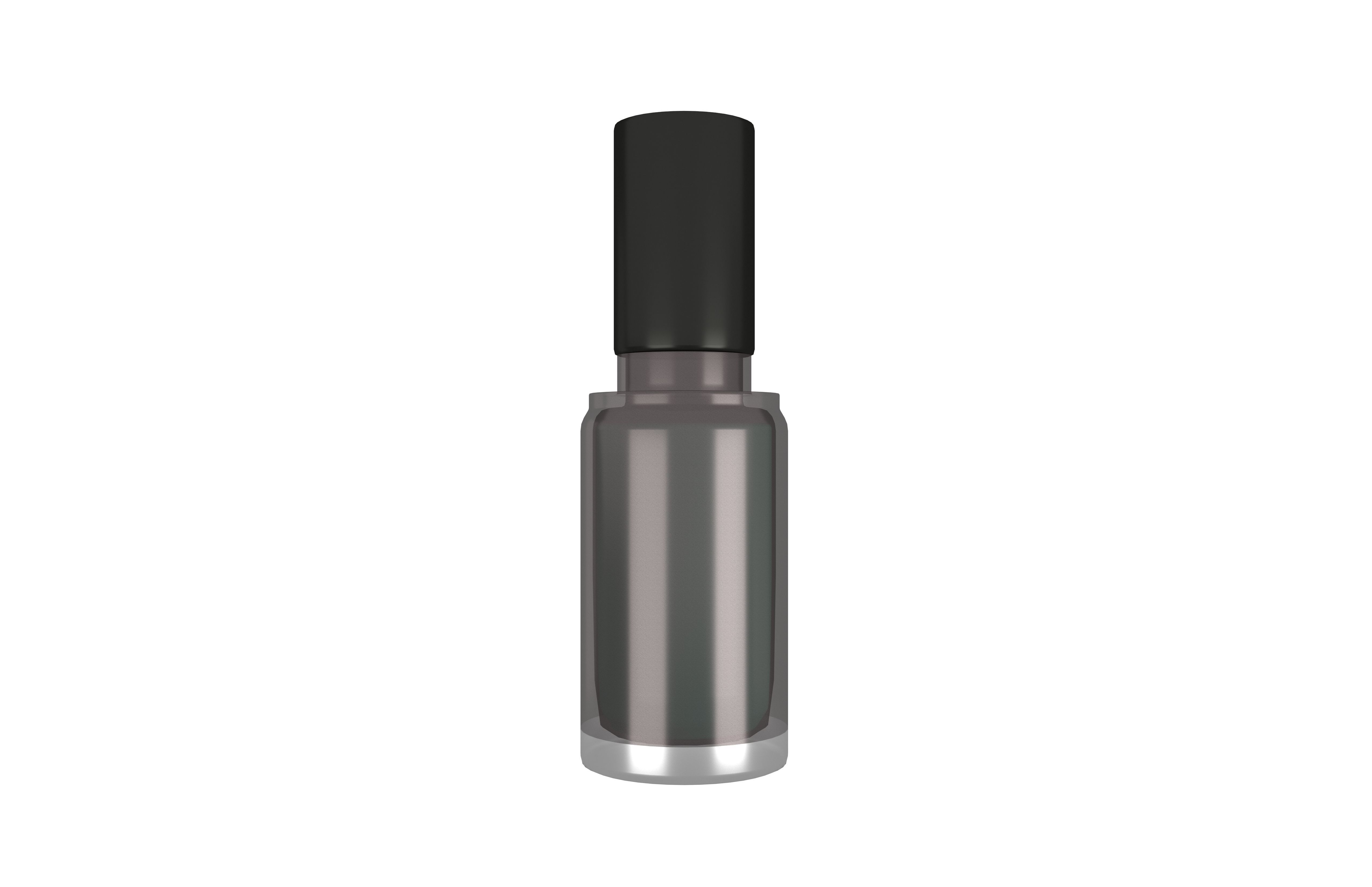 Nail Polish Bottle v2 001 Low-poly 3D model_1