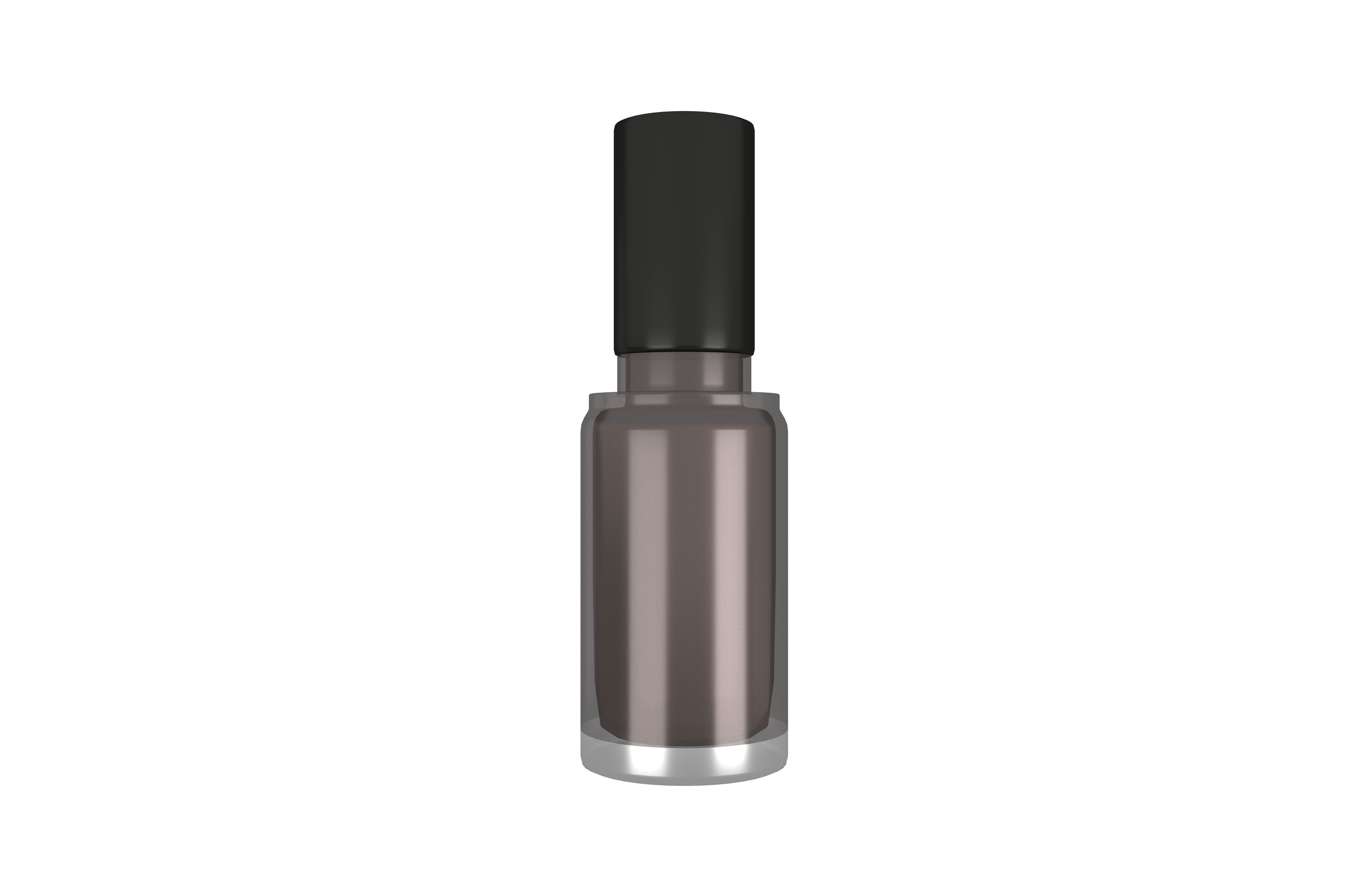 Nail Polish Bottle v2 002 Low-poly 3D model_1