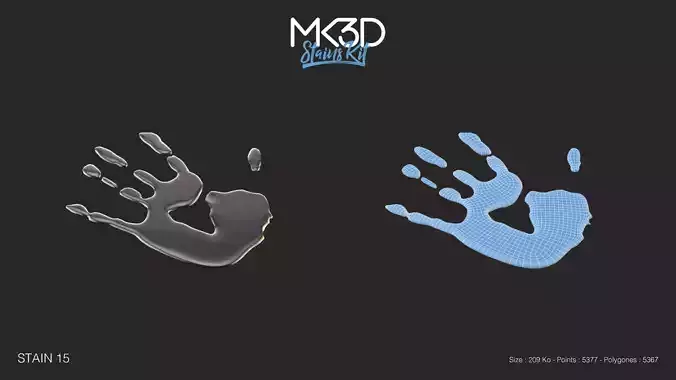 stain-15 mdm handprints 3D model