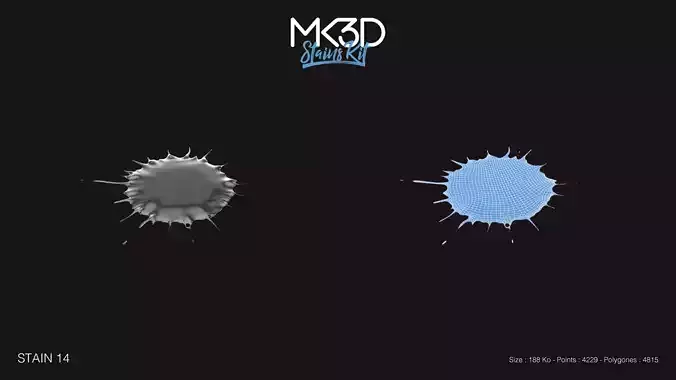 stain-14 mdm vol cover art 3D model