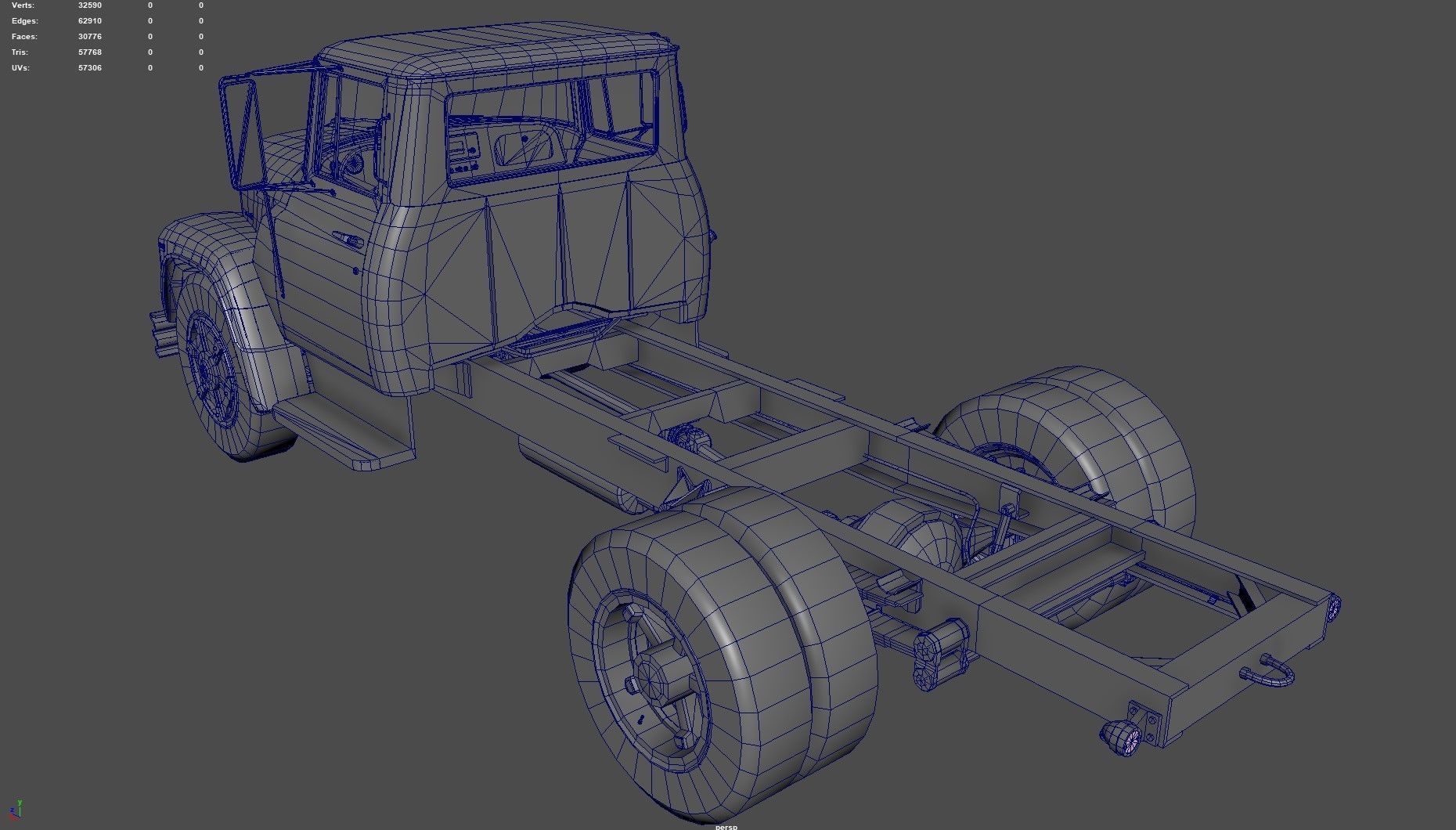 International Loadstar  Low-poly 3D model_10