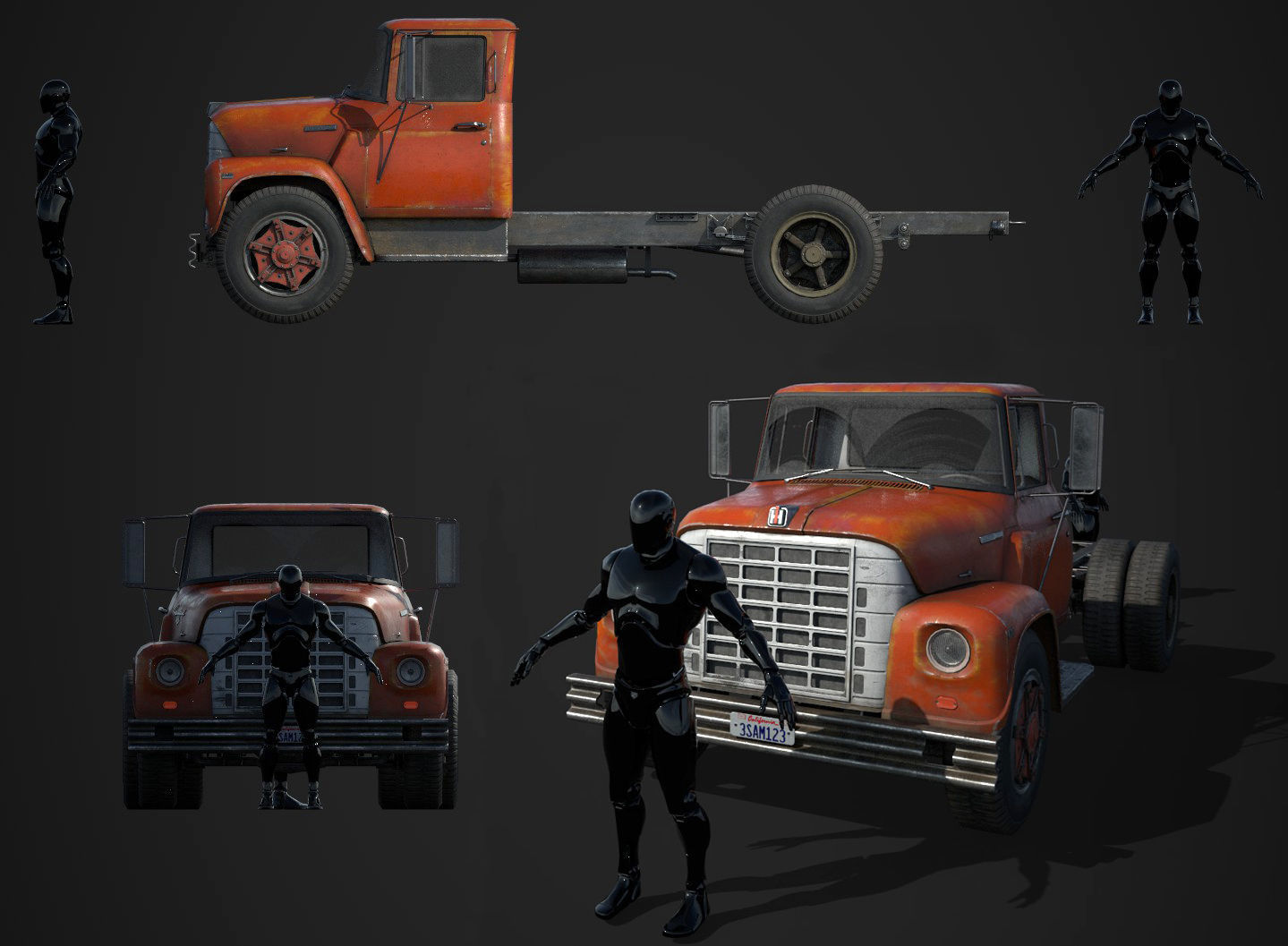 International Loadstar  Low-poly 3D model_2