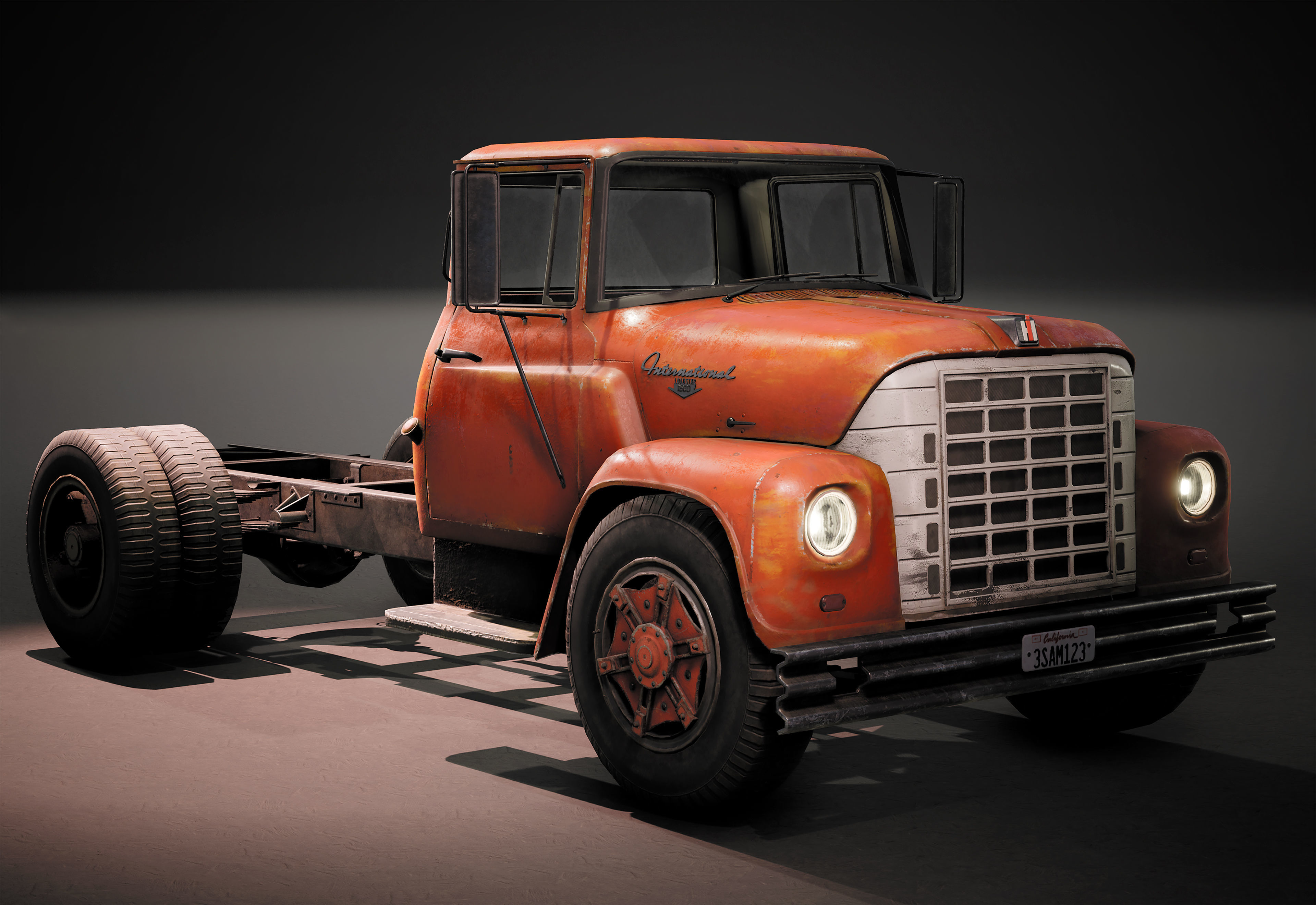 International Loadstar  Low-poly 3D model_1