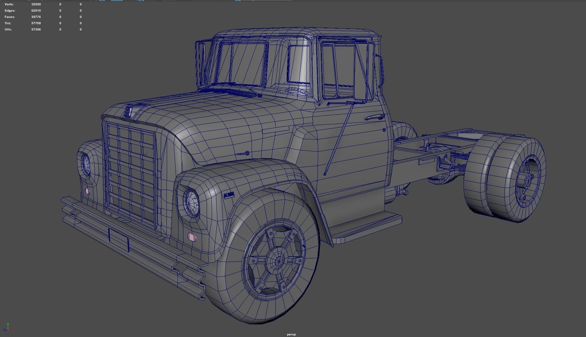 International Loadstar  Low-poly 3D model_9