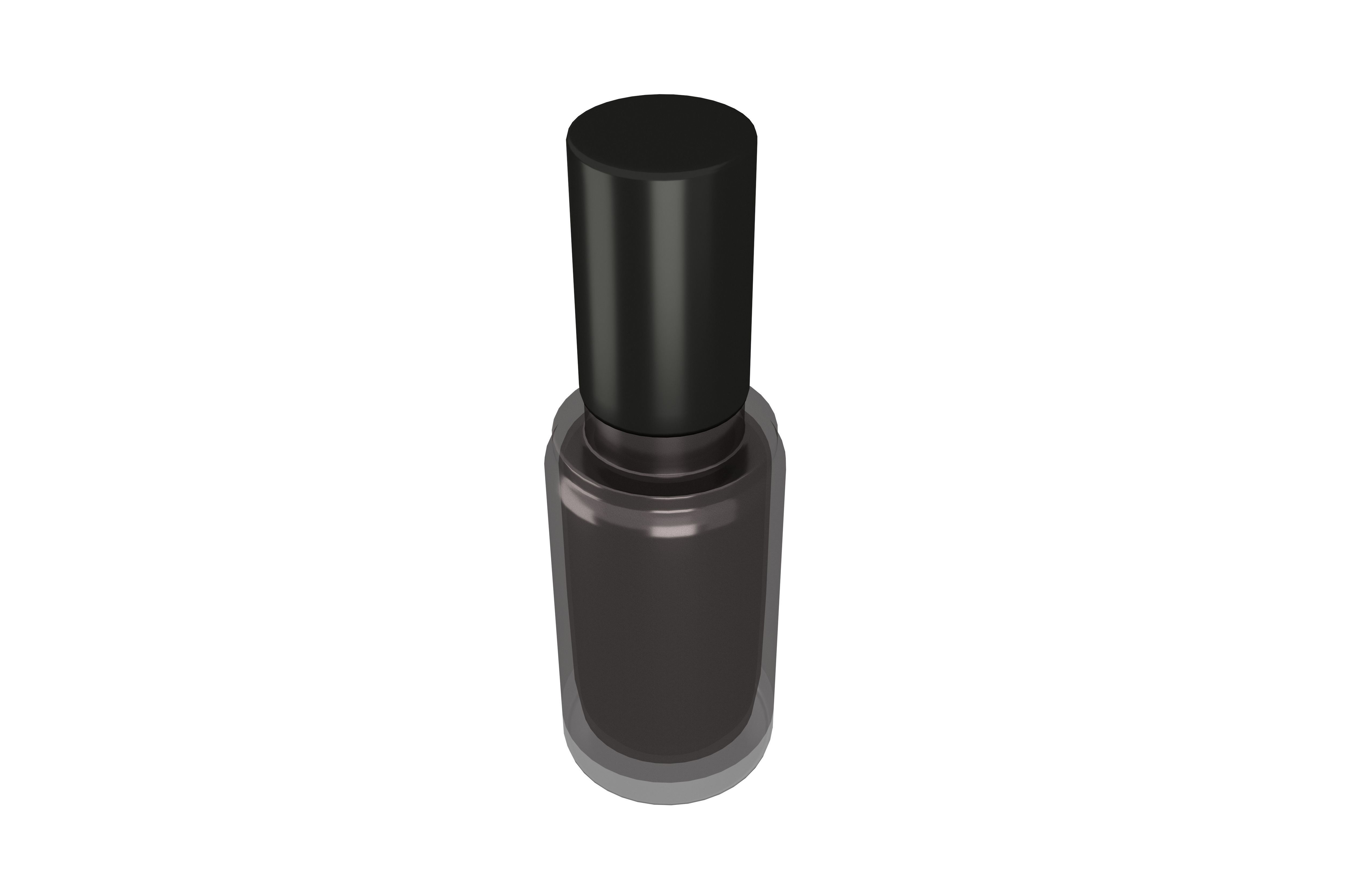 Nail Polish Bottle v2 004 Low-poly 3D model_2