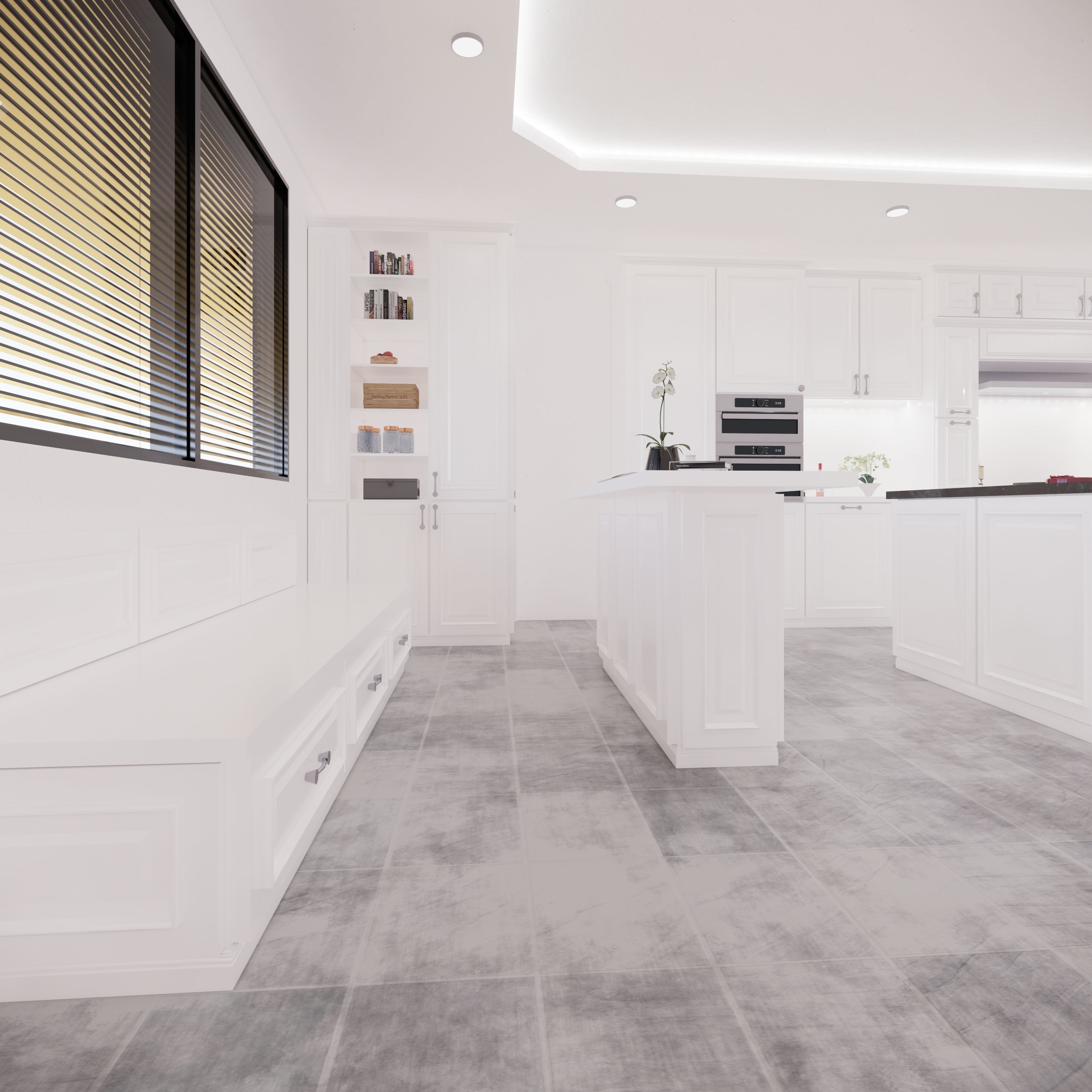 Full Parametric Kitchen Created in Revit 3D model 7 Low-poly 3D model_5