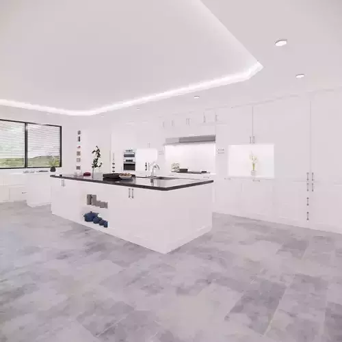 Full Parametric Kitchen Created in Revit 3D model 7