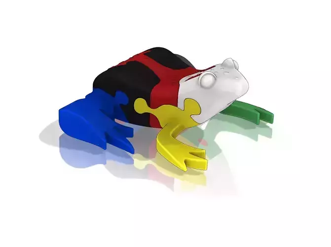 Frog 3D toy 3D print model