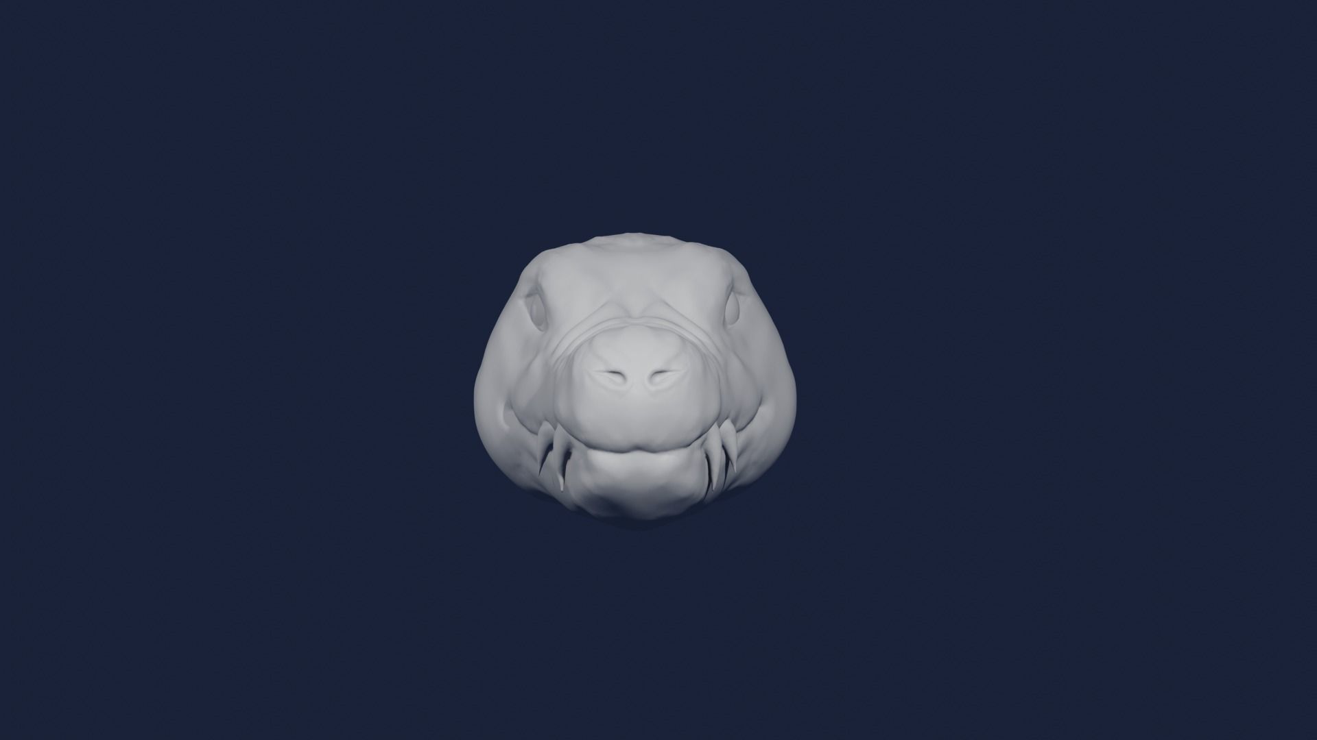 head monter Free 3D model_1