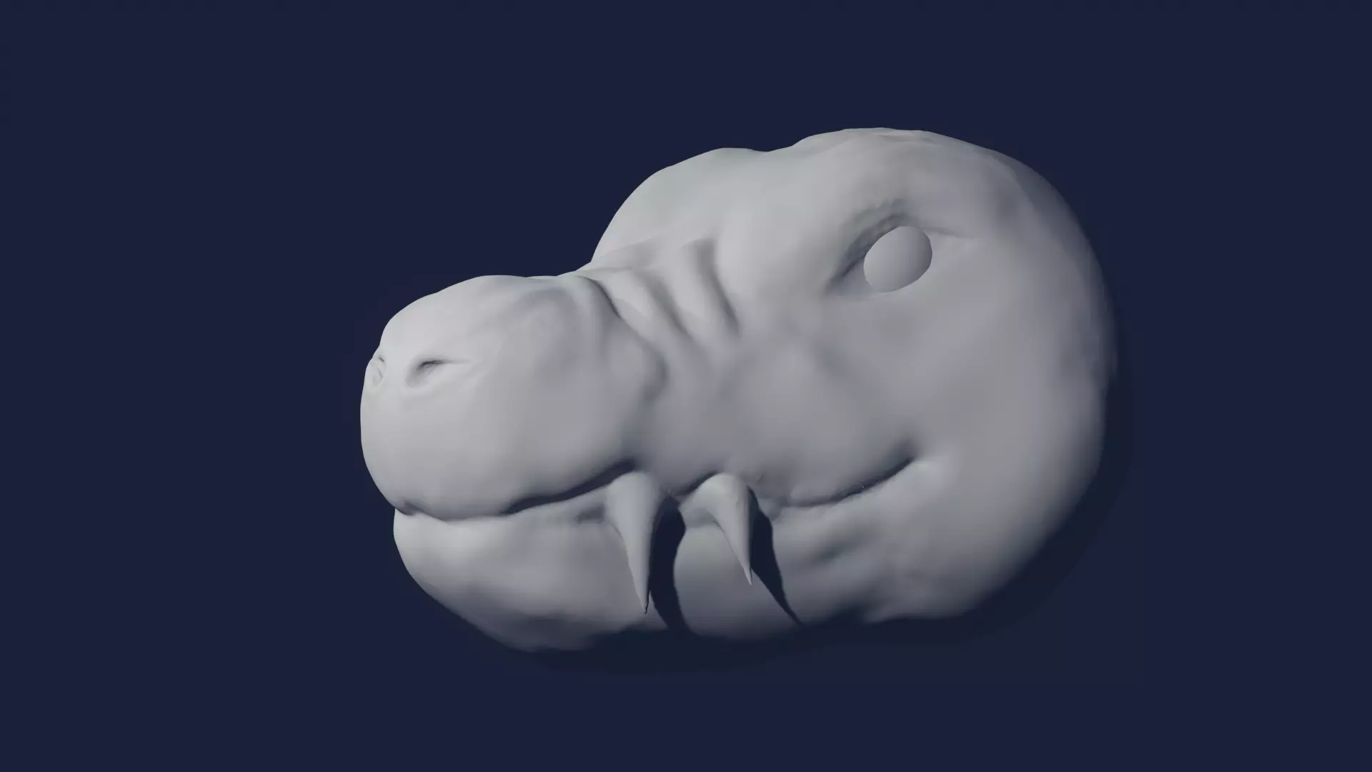 head monter Free 3D model_0