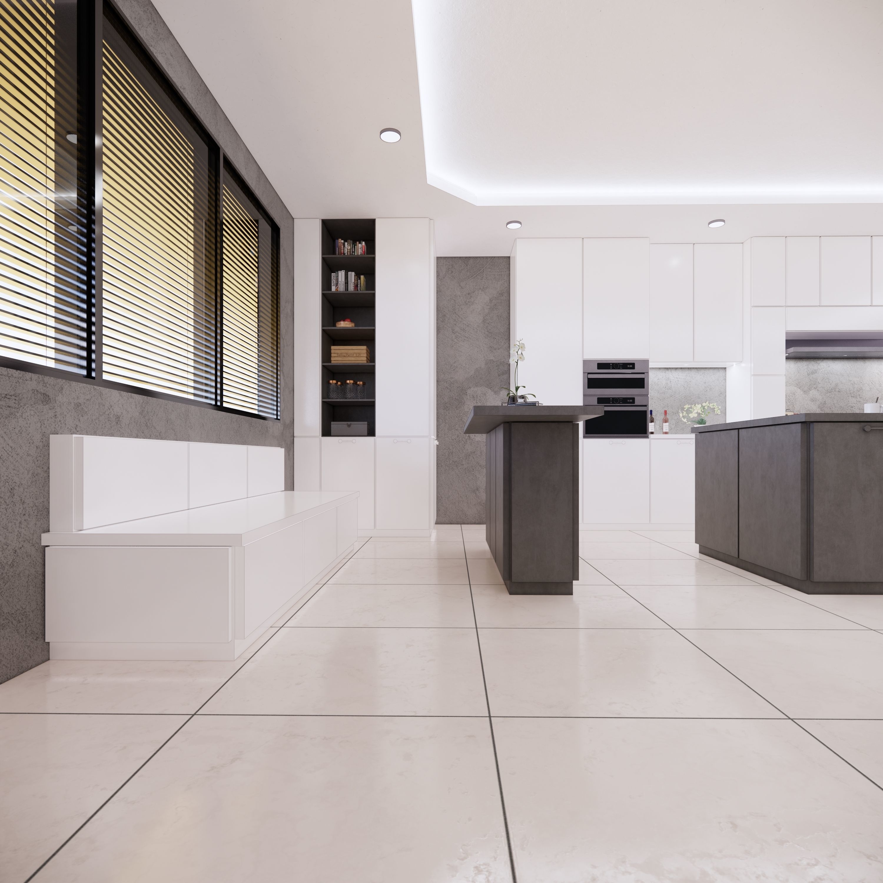 Full Parametric Kitchen Created in Revit 3D model 8 Low-poly 3D model_5