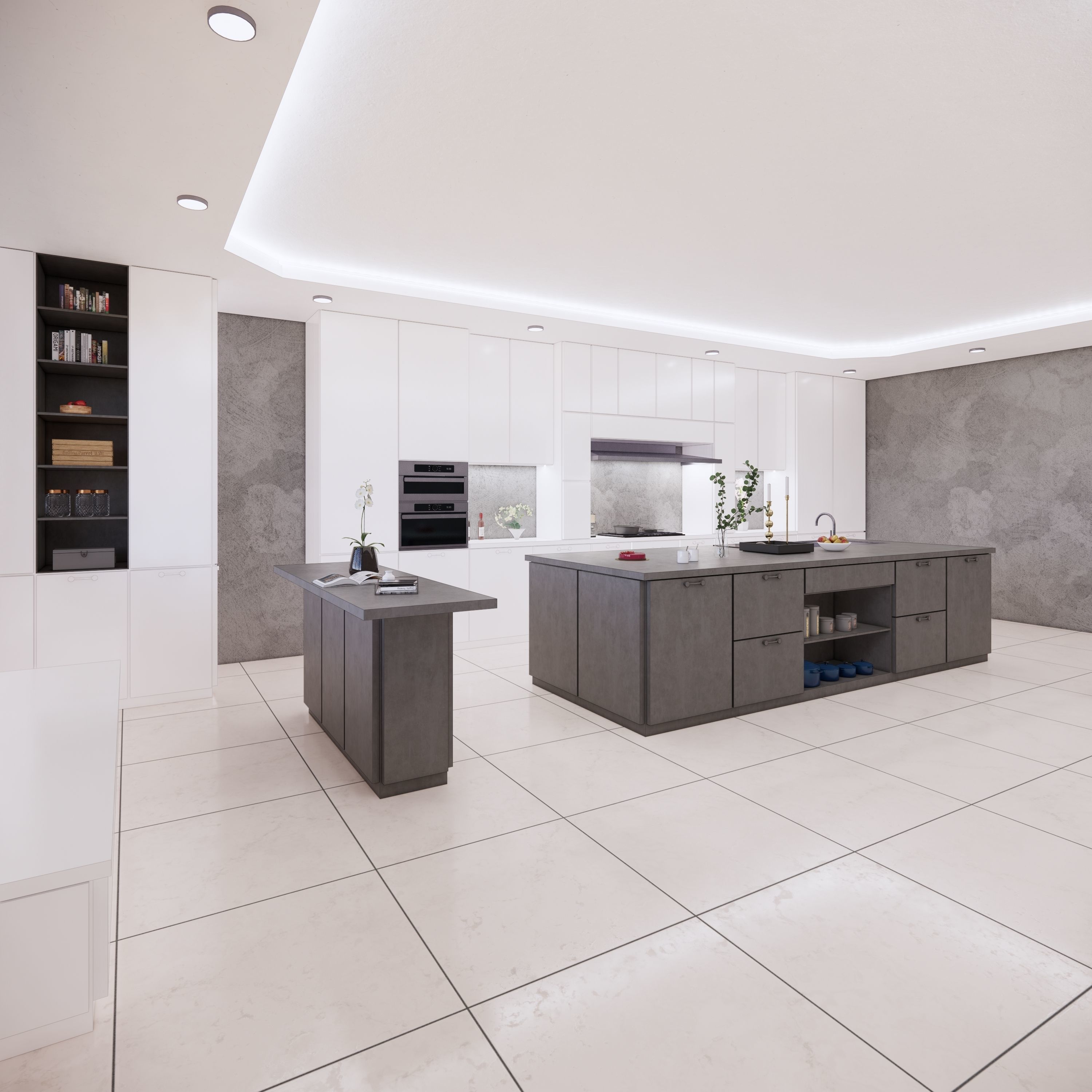 Full Parametric Kitchen Created in Revit 3D model 8 Low-poly 3D model_2
