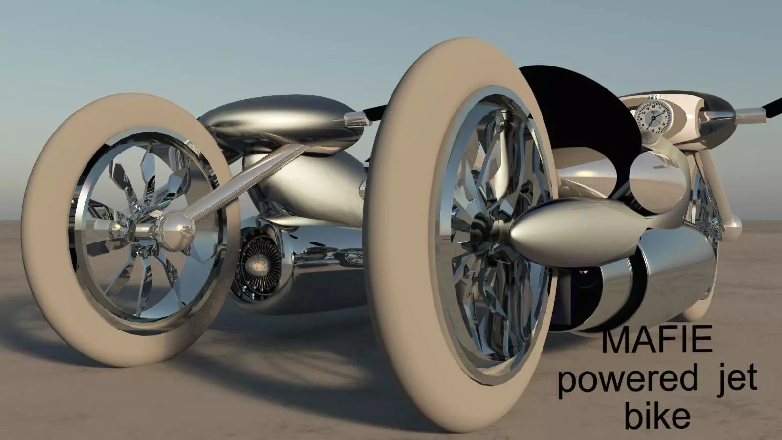MAFIE Powered Jet Bike Free 3D model