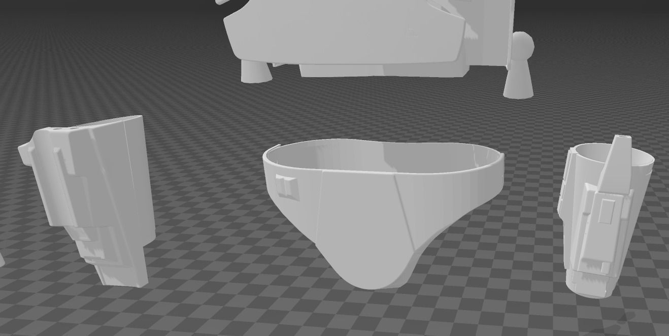 Star Wars Boba Fett Full Armor v2  3D print model_4