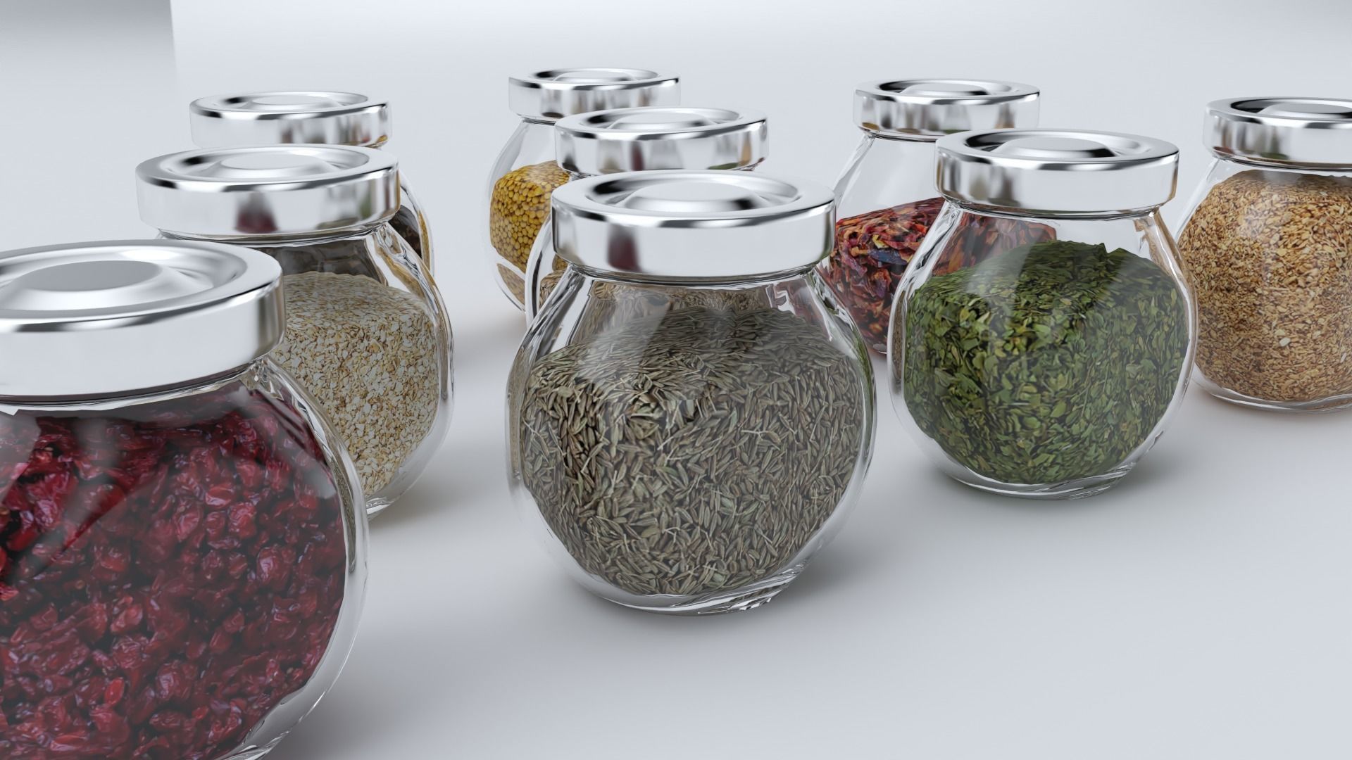 Spice set 3D model_3