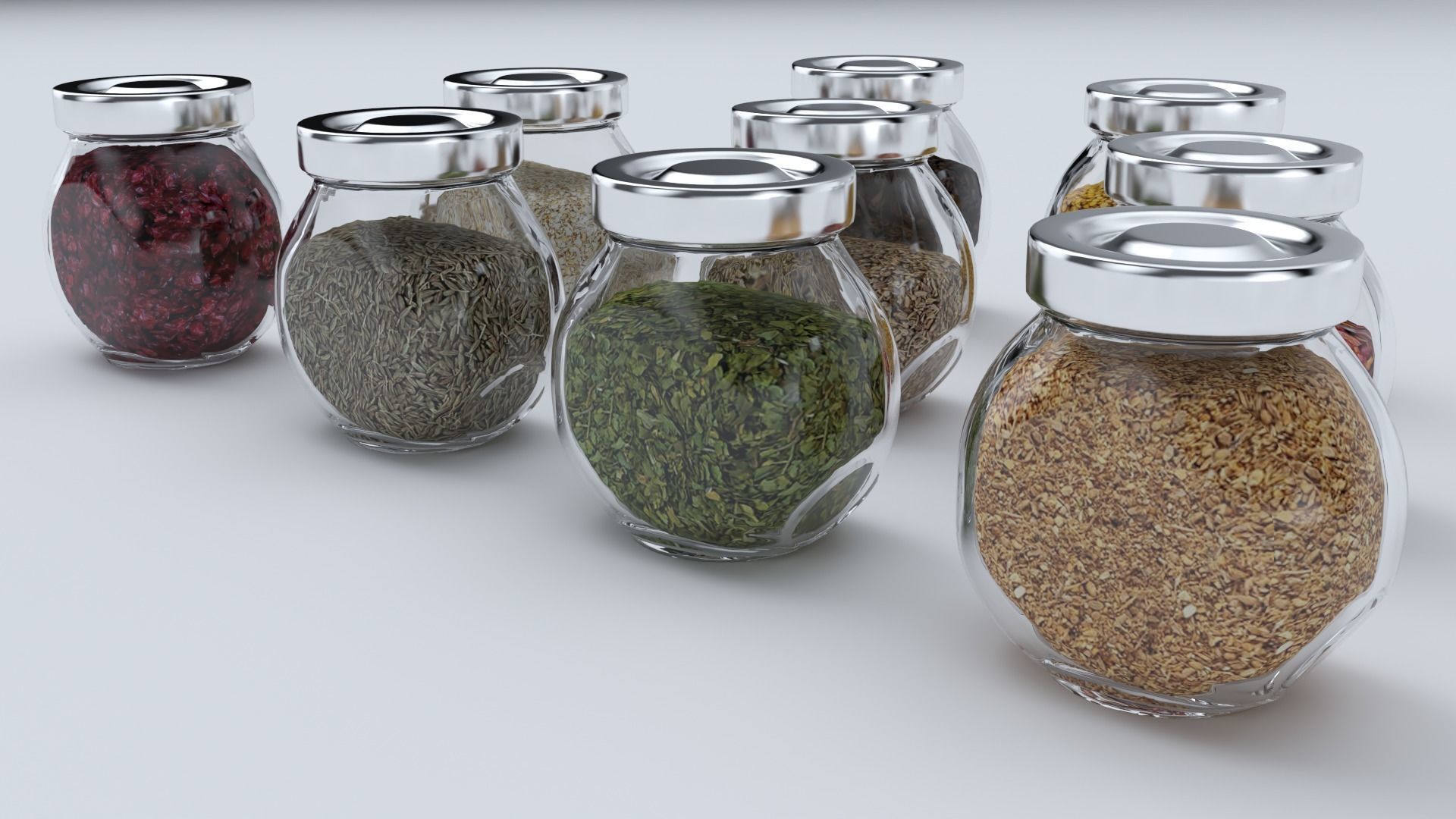 Spice set 3D model_2