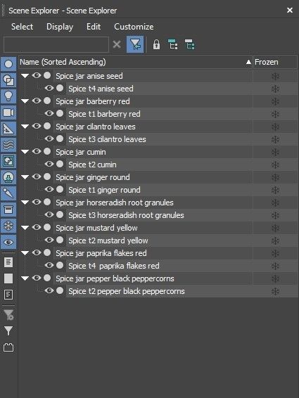 Spice set 3D model_13