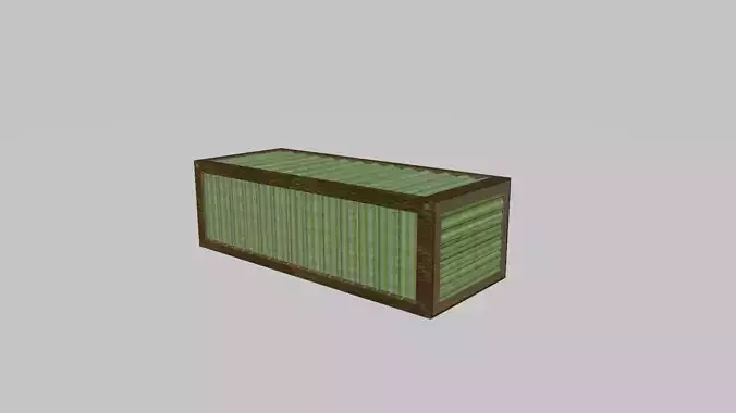 CONTAINER-for-game-developing-unity-unreal-engine wooden box