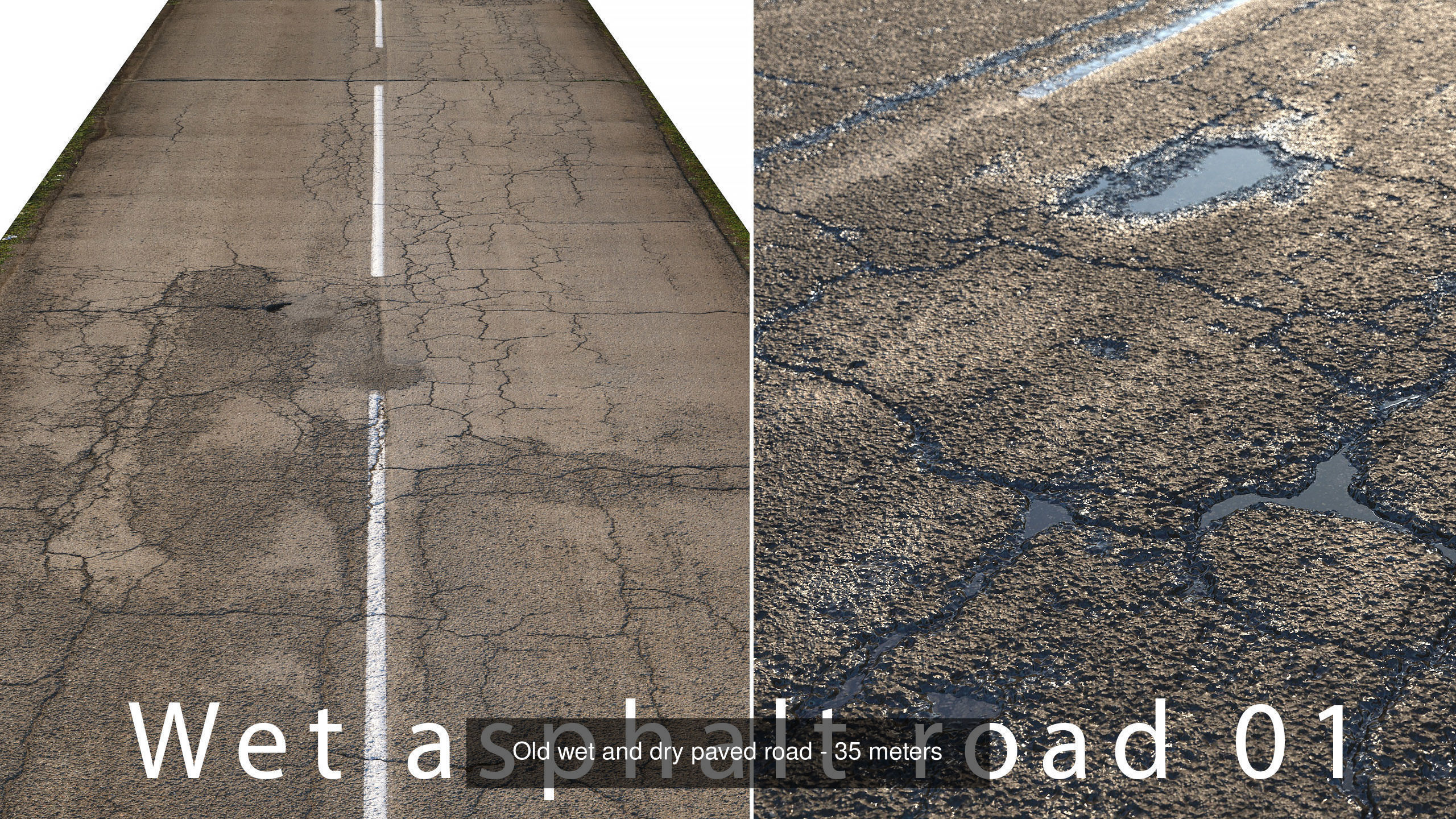 Ralistic scanned roads 3D Model Collection_24