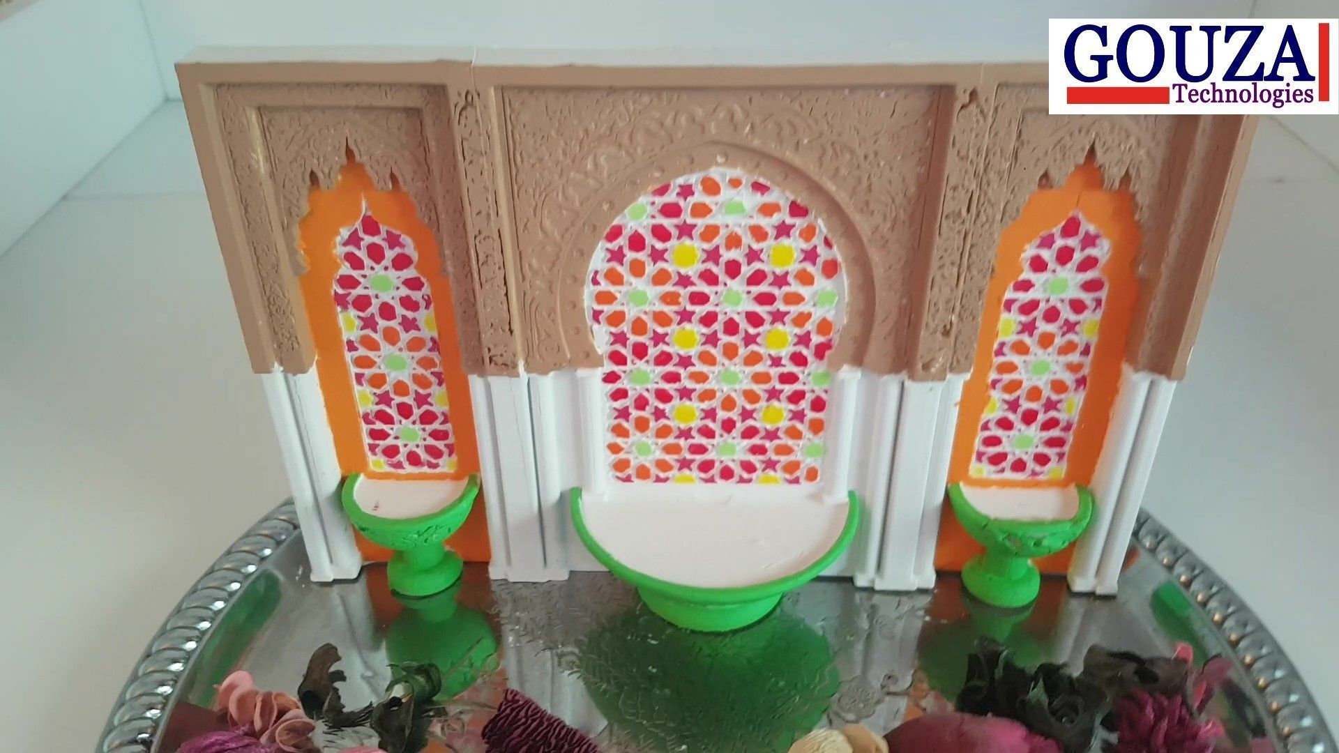 Moroccan Mosaik Fontain 3D print model_3