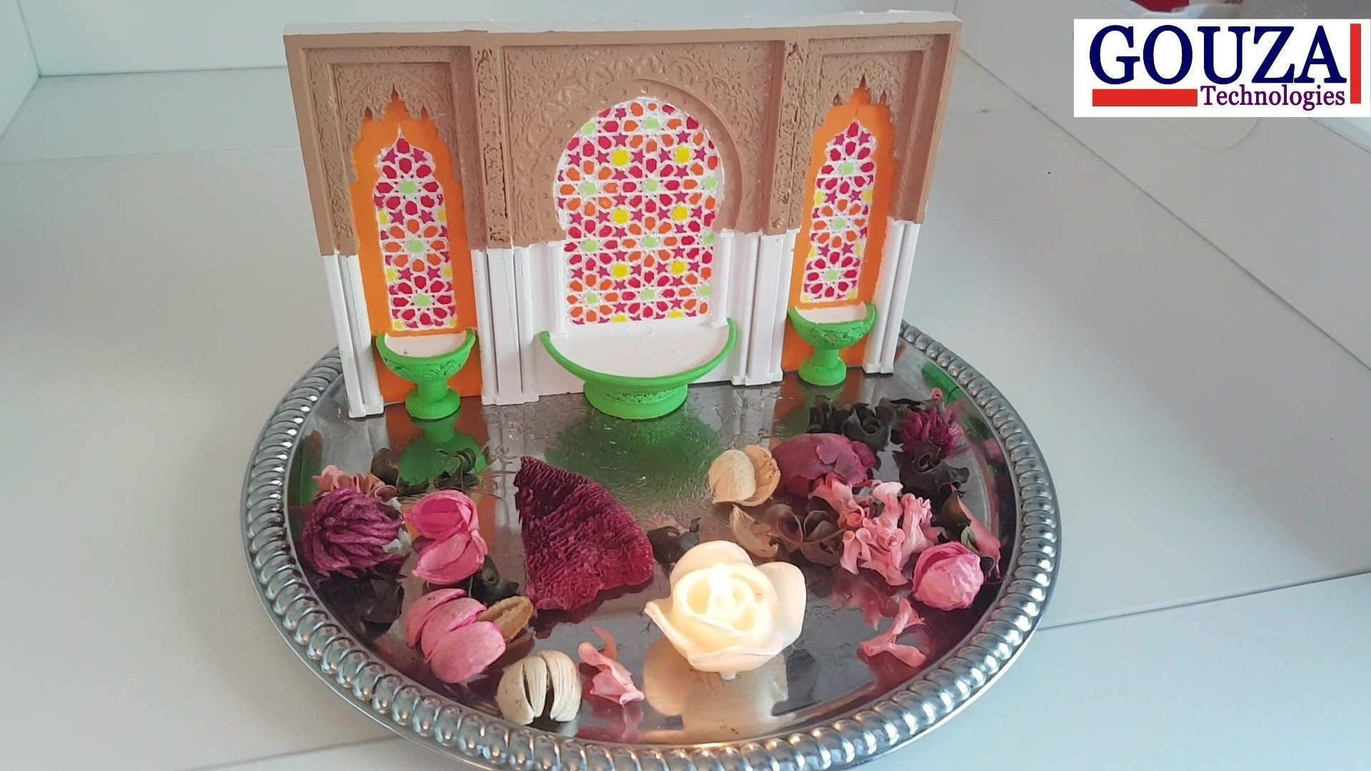 Moroccan Mosaik Fontain 3D print model_1