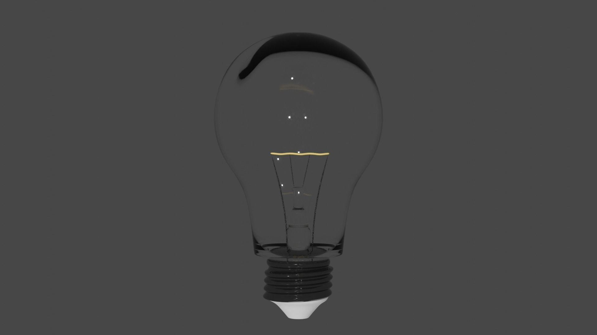 Lightbulb Highend rendered with Blender Cycles 3D model_4