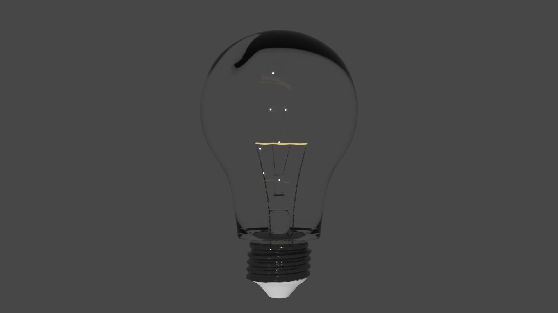 Lightbulb Highend rendered with Blender Cycles 3D model_3