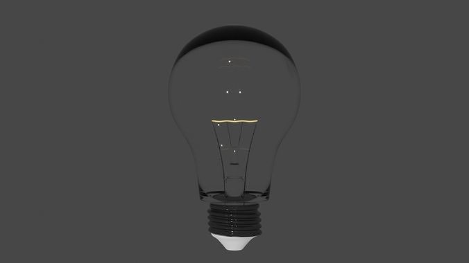 Lightbulb Highend rendered with Blender Cycles 3D model