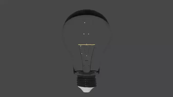 Lightbulb Highend rendered with Blender Cycles 3D model